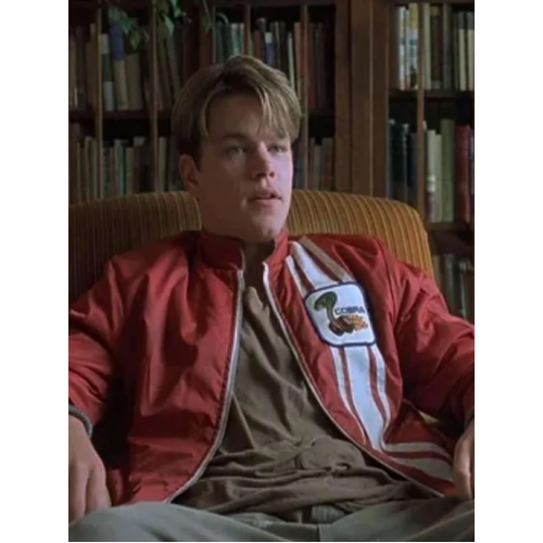 Good Will Hunting Matt Damon Red Cobra Jacket